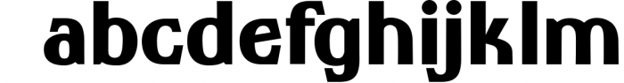 Pandorica - Sans serif font family 4 Font LOWERCASE