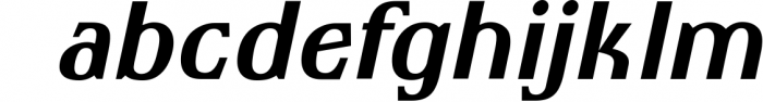 Pandorica - Sans serif font family 6 Font LOWERCASE