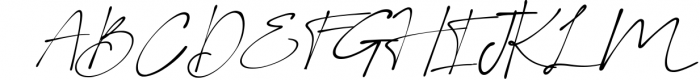 Paragon Luxury Signature Font Font UPPERCASE