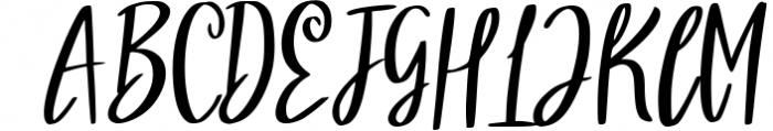 Parsley Handwritten Typeface Font UPPERCASE