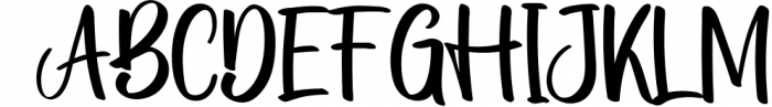 Pastel Goth - Handwriting Font Font UPPERCASE