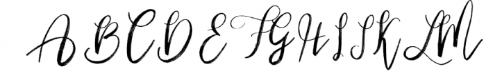 Pathway script - 2 styles 1 Font UPPERCASE