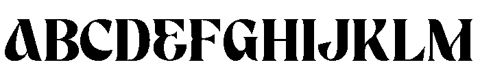 PAGE SERIF Font UPPERCASE