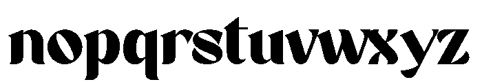 PAGE SERIF Font LOWERCASE