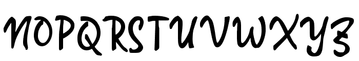 Paahong Script Font UPPERCASE