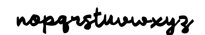 Paahong Script Font LOWERCASE
