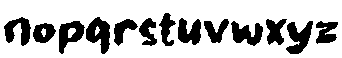 Paahorse Font LOWERCASE