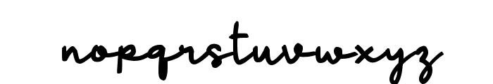 Paareng Script Font LOWERCASE