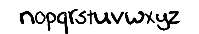 Paasse Handwriting Font LOWERCASE