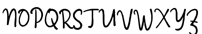 Pabaeng Signature Font UPPERCASE