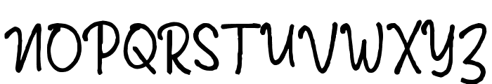 Pabaneya Font UPPERCASE