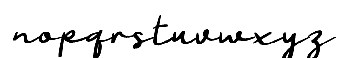 Pabarika Writing Font LOWERCASE