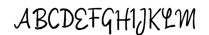 Pabasing Signature Font UPPERCASE