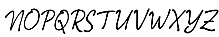 Pabeanya Script Font UPPERCASE