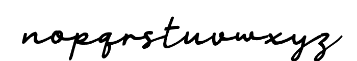 Pabeanya Script Font LOWERCASE