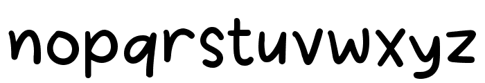 Pabuse Font LOWERCASE