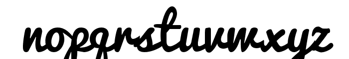 Pacifico Regular Font LOWERCASE