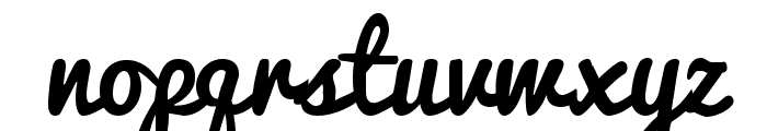 Pacifico Font LOWERCASE