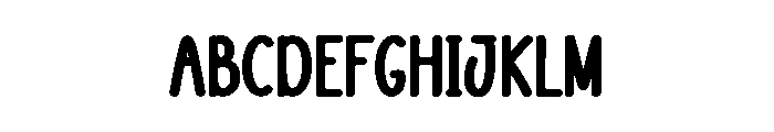 Packages Font UPPERCASE