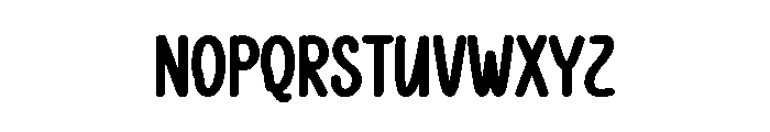 Packages Font UPPERCASE