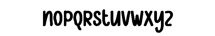 Packages Font LOWERCASE