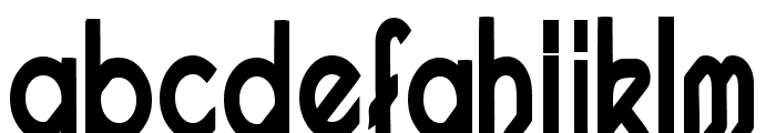 Pacotillenarrow bold Font LOWERCASE