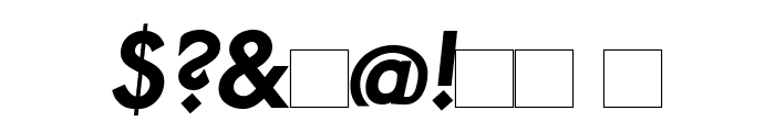 Paddington Bold Italic Font OTHER CHARS