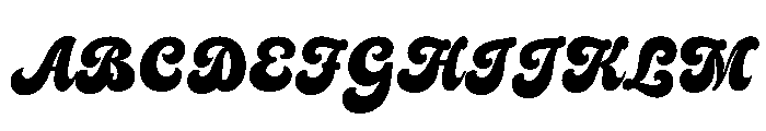 PadleCandy Font UPPERCASE