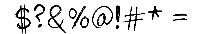 Paf Standard Regular Font OTHER CHARS