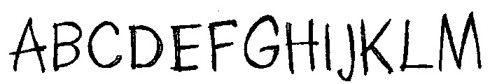 Paf Standard Regular Font UPPERCASE