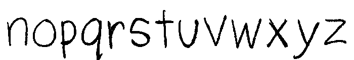 Paf Standard Regular Font LOWERCASE