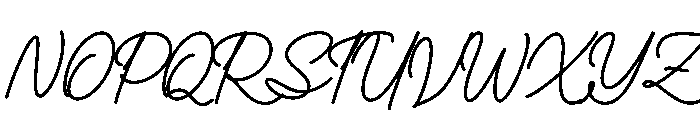 Pafilona Font UPPERCASE