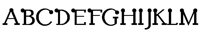 Pagani Font UPPERCASE