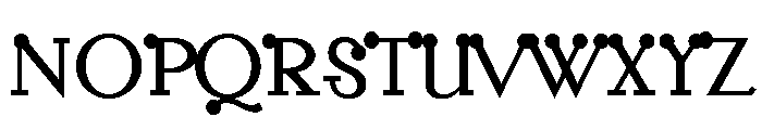 Pagani Font UPPERCASE