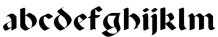Paganini SemiBold Font LOWERCASE