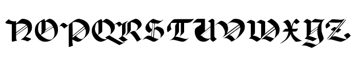 Paganini Font UPPERCASE
