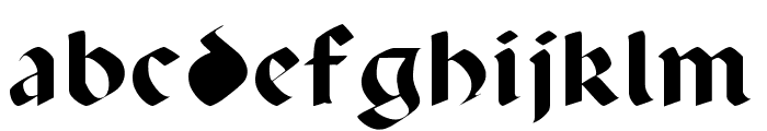 Paganini Font LOWERCASE