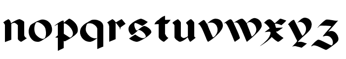 Paganini Font LOWERCASE