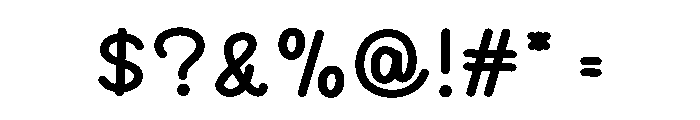 Pages Font OTHER CHARS