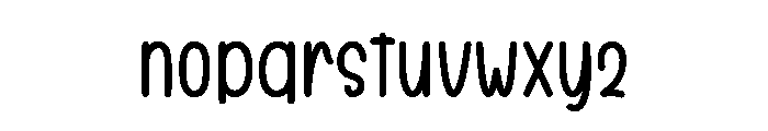 Pages Font LOWERCASE