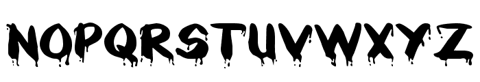 Paintdrips Font LOWERCASE