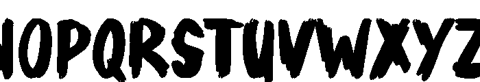 Painting Strokes Font LOWERCASE