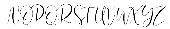 Paisley Font UPPERCASE