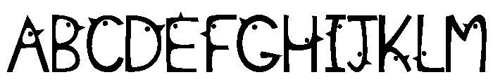 PajaritoFont-Regular Font UPPERCASE
