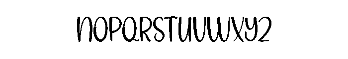 Palm Sugar Font LOWERCASE