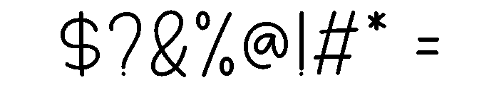 Palm Font OTHER CHARS