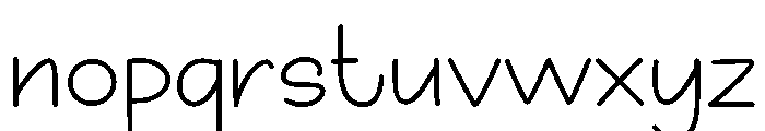 Palm Font LOWERCASE