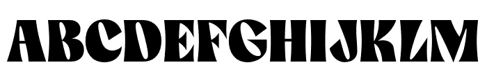 Palmas-Regular Font UPPERCASE