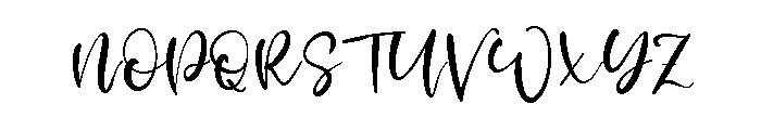 Palmer Like Font UPPERCASE