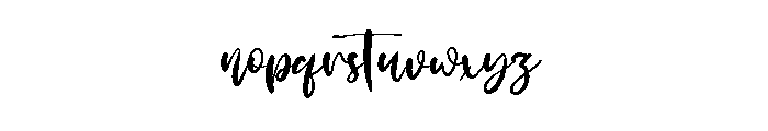 Palmer Like Font LOWERCASE